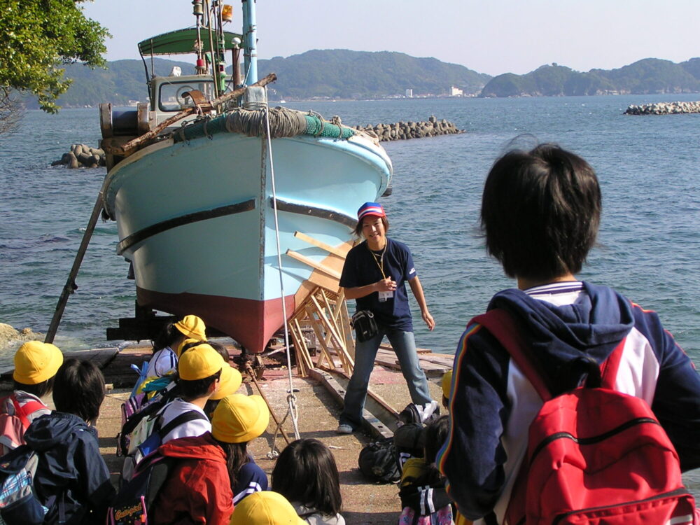 釣り体験と島内散策