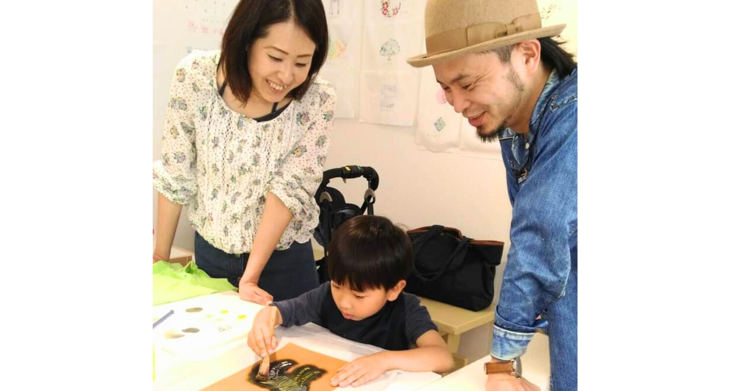 伊勢型紙染付体験、本真珠アクセサリー体験