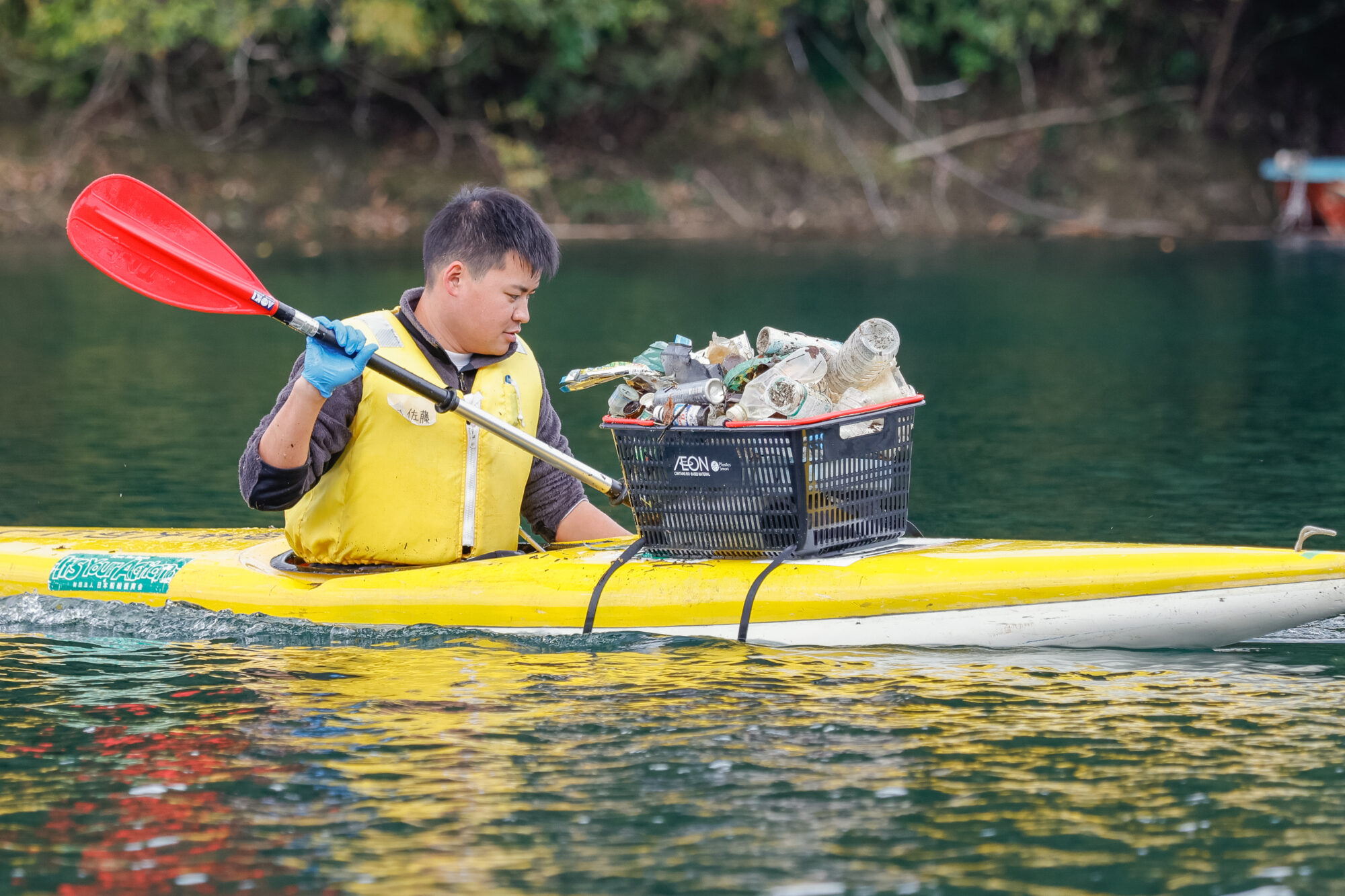 プラスチックフィッシングで環境学習【SUP・カヌー】