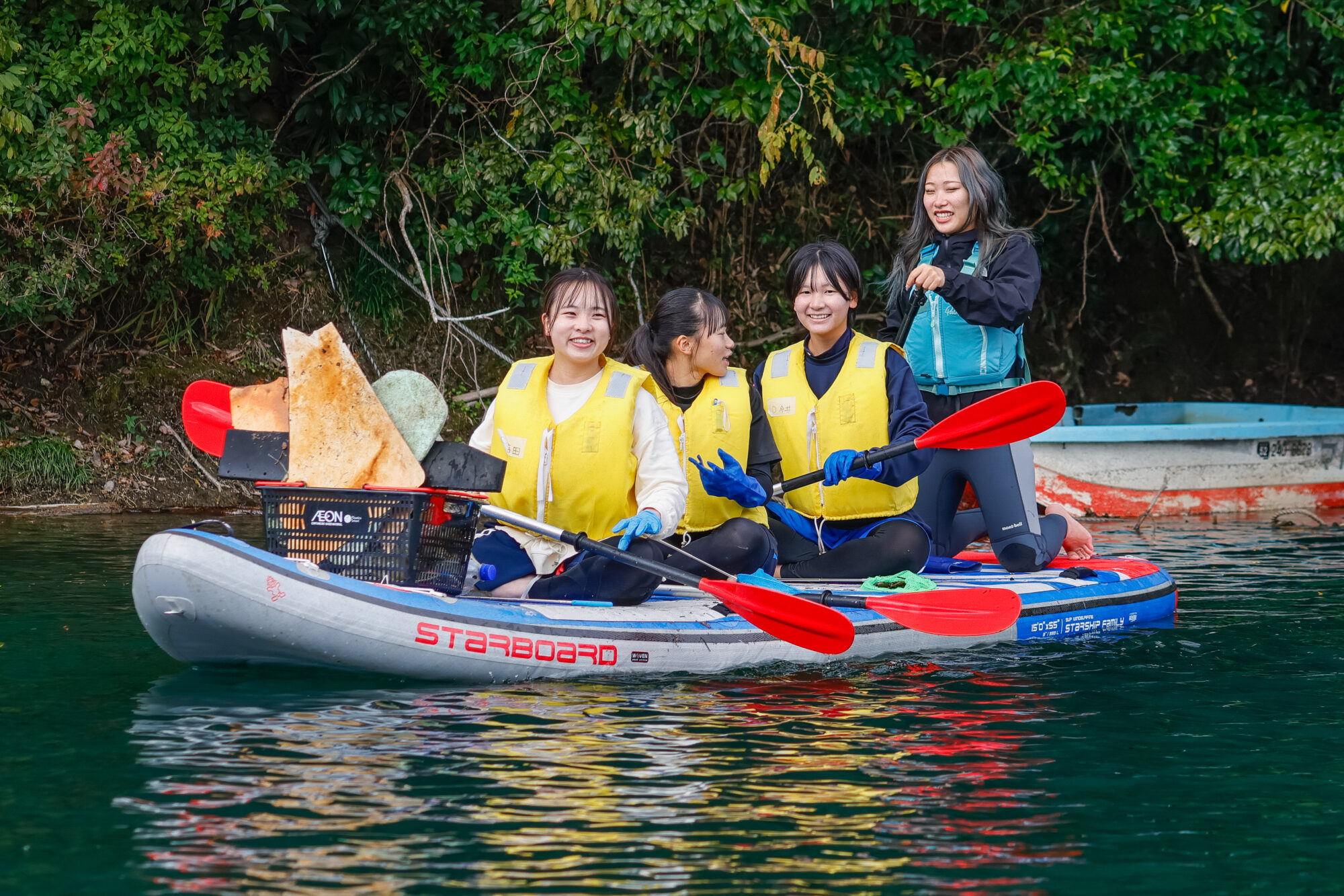 プラスチックフィッシングで環境学習【SUP・カヌー】
