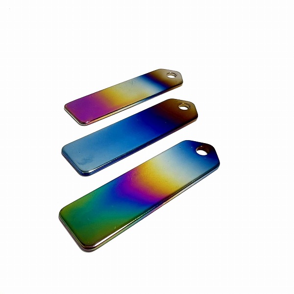 レインボーチタン焼き色付け体験